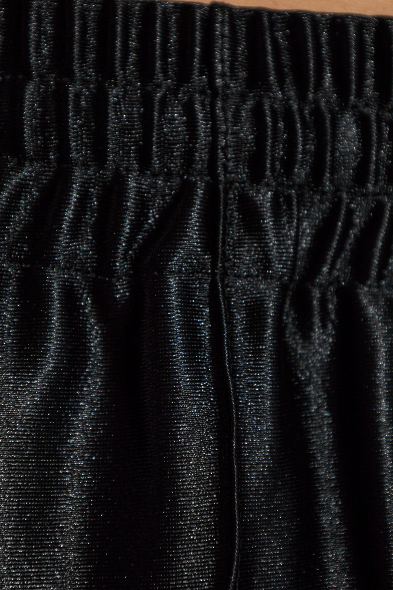 Black Trousers with a shimmering finish T by Alexander Wang